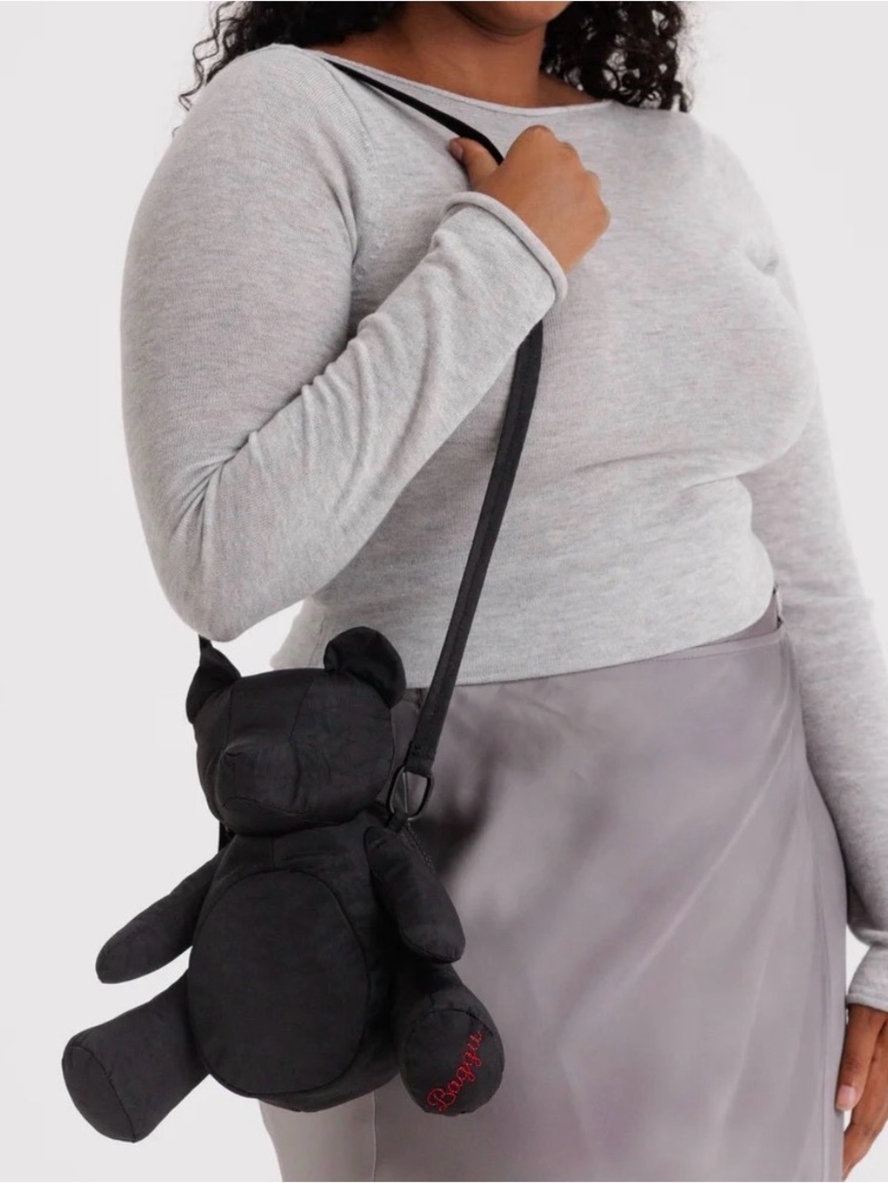 New! BAGGU Bear Bag in Black, new with tags; flawless